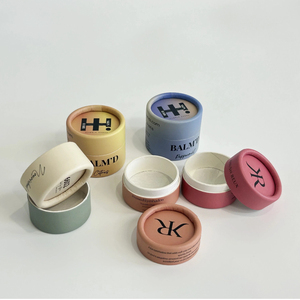 Boîte en carton écologique, cylindre en papier recyclable pour bougie d'aromathérapie, emballage cosmétique naturel - Product Image 3