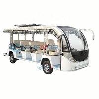 Autobús Eléctrico Solar de Alta Calidad para Transporte de Pasajeros, Autobús Turístico Urbano, Autobús Escolar, Estructura de Acero, Batería de Litio, 1 Año de Garantía