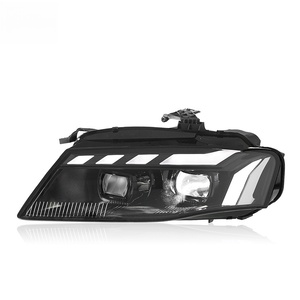 Nuovi Gruppi Ottici Anteriori per <span class=keywords><strong>Audi</strong></span> <span class=keywords><strong>A4</strong></span> 2009-2012 con Luci Diurne a <span class=keywords><strong>LED</strong></span> e Indicatori di Direzione Luminosi 12V 6000K - Product Image 4