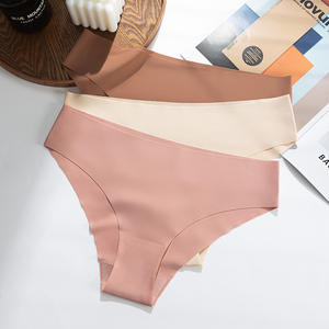 Slip a perizoma traspiranti a vita alta senza cuciture, sexy <span class=keywords><strong>e</strong></span> morbidi per donna - Product Image 2