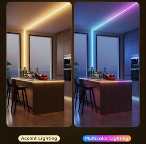 Rgbcw Ip67 IC แถบไฟอัจฉริยะเปลี่ยนสีได้แถบไฟ LED พิกเซลแบบติดตั้งได้สำหรับให้แสงสว่างแนวนอน CE UL ROHS - Product Image 5