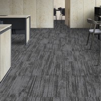 Moquette carrée moderne pour bureau commercial, en nylon jacquard avec support en PVC, 50x50, pour salle de classe, bibliothèque