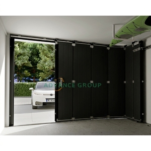 <span class=keywords><strong>Porte</strong></span> de <span class=keywords><strong>garage</strong></span> <span class=keywords><strong>coulissante</strong></span> latérale moderne en aluminium, <span class=keywords><strong>motorisée</strong></span>, avec vitrage intégral - Product Image 1