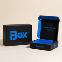 Tendance de la mode boîte de papier d'expédition personnalisable boîtes de rangement d'emballage pliables ondulées petite boîte pour vêtements chaussures cadeaux