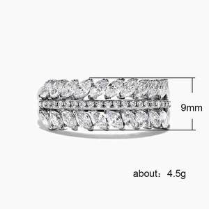 Anello da Donna a Doppia Fila, Design Semplice e Largo, Accessorio per Mani da Indossare Ogni Giorno - Product Image 5