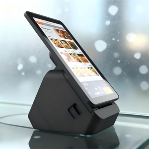 Промышленный терминал Android с поворотным дисплеем, встроенным принтером, Wi-Fi и последовательным портом для управления производством и печати чеков - Product Image 1