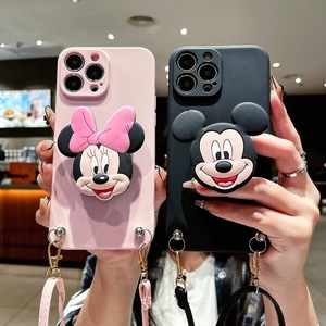 Dessin animé Anime étui pour <span class=keywords><strong>iPhone</strong></span> 14 Plus XR XS MAX housse de Smartphone pour <span class=keywords><strong>iPhone</strong></span> 15 16 Pro mignon <span class=keywords><strong>Mickey</strong></span> Minnie souple TPU conception personnalisée - Product Image 2