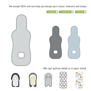 Tappetino portatile estivo 3D in Mesh <span class=keywords><strong>universale</strong></span> antiscivolo passeggino e <span class=keywords><strong>fodera</strong></span> per <span class=keywords><strong>seggiolino</strong></span> <span class=keywords><strong>auto</strong></span> cuscino tappetino per Comfort e traspirabilità - Product Image 2