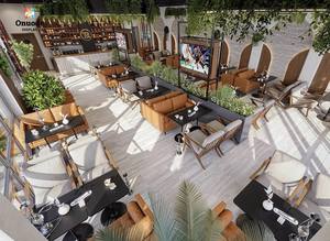 Quiosco Moderno para Cafetería y Restaurante |   Mostradores y Accesorios de Exhibición de Diseño Personalizado |   Servicio de Construcción Llave en Mano, Diseño de Mostrador para Cafetería - Product Image 3