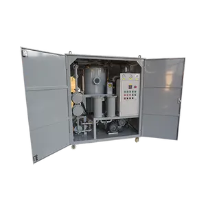 Vacuum Transformer Oil Filtration Equipment Insulation Oil Purifier Black Dirty Oil Purification Machine