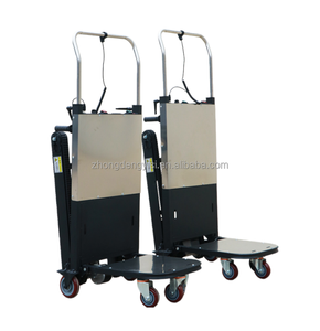 Chariot électrique tout-terrain pour escaliers : certifié CE, rampe pliable et plateforme en acier avec grandes roues - Product Image 3