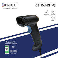 Escáner de Códigos de Barras 1D/2D y Lector de Códigos QR USB con Cable HC-708 para Supermercados y Tiendas Minoristas - En Stock