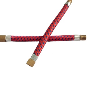 TOPSUN pompa <span class=keywords><strong>per</strong></span> <span class=keywords><strong>pneumatici</strong></span> connettore di gonfiaggio estensione adattatore di estensione della valvola del pneumatico gonfiatore dell'aria tubo morbido - Product Image 1