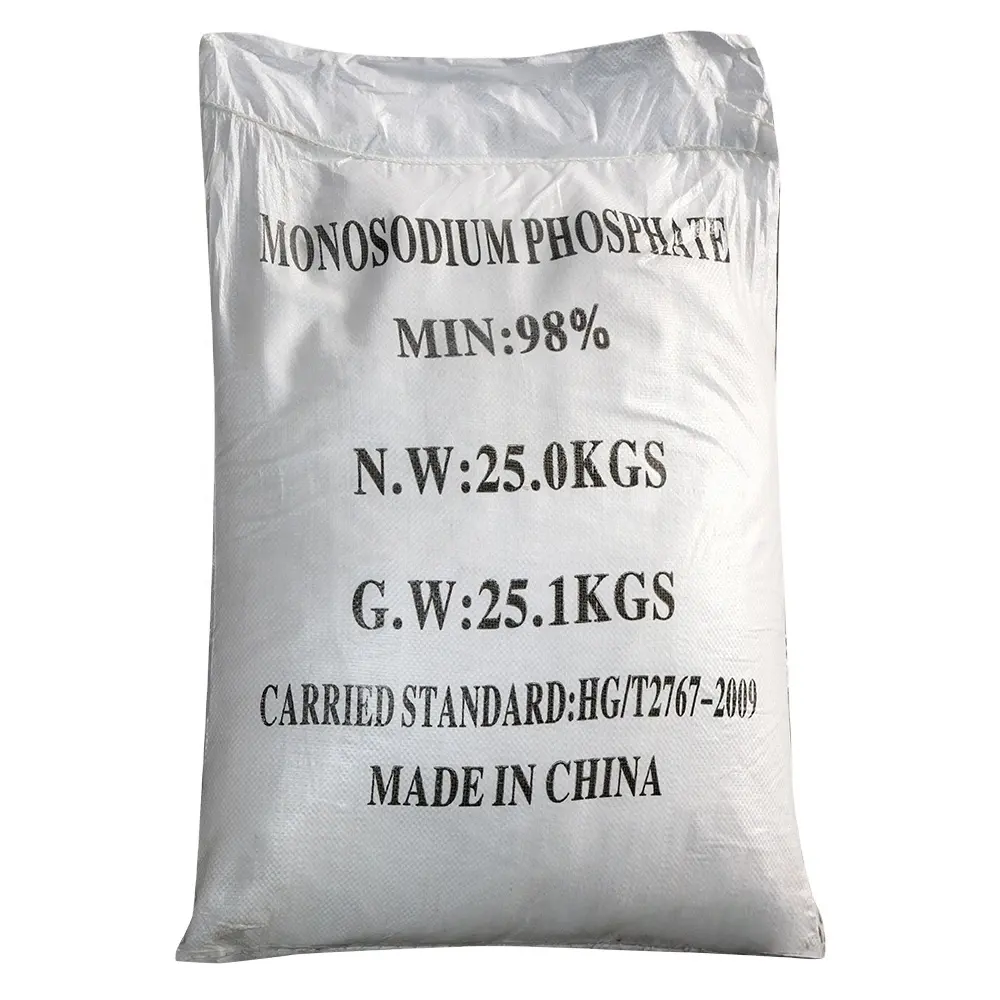 Vente chaude de phosphate monosodique en poudre blanche 98% MSP 7558-80-7 de prix de gros de qualité alimentaire/technique d'approvisionnement d'usine