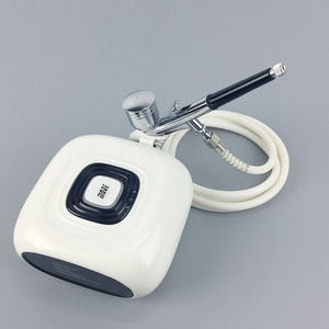 Ensemble d'aérographes portables avec mini pompe à air à vitesse réglable pour travaux artistiques, alimentation par gravité, double action, alimenté par USB - Product Image 1