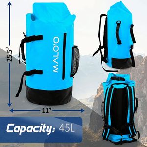 กระเป๋าผ้าใบกันน้ำ PVC 500D ขนาด 30 ลิตร สำหรับเดินทางกลางแจ้ง ว่ายน้ำ เดินป่า ตั้งแคมป์ ล่<span class=keywords><strong>อง</strong></span>แก่ง และพายเรือ ขายส่งจากโรงงาน - Product Image 4