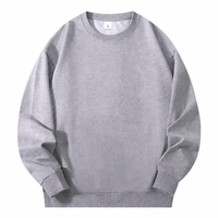 Sweat-shirt d'automne imprimé, coupe oversize, col rond, 100 % anti-rétrécissement, personnalisable avec logo, couleurs variées, design uni, vente en gros
