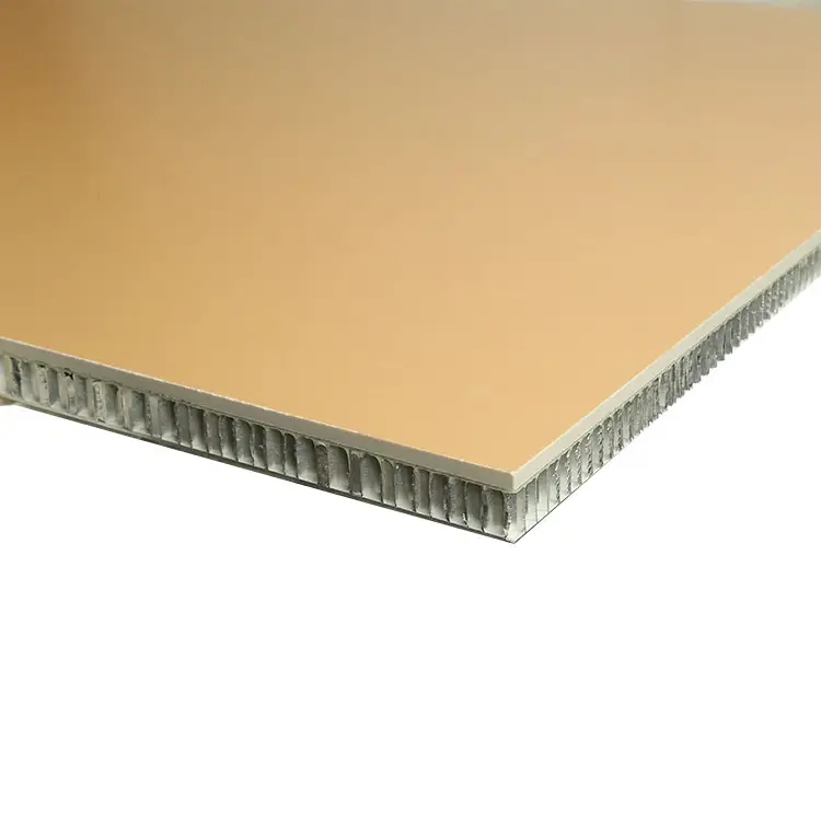 Lichtgewicht Decoratieve Marmer Aluminium Honingraat Backed Steen Panel