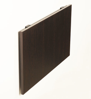 Table d'étude moderne en bois marron convertible Bureau à ourlet pour la maison ou le bureau Meubles modulaires