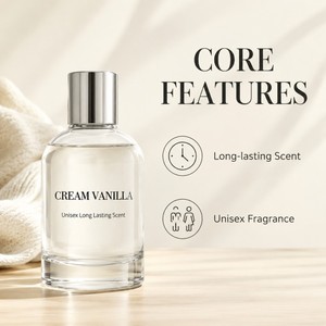Fragancia <span class=keywords><strong>de</strong></span> Vainilla Cálida Exclusiva <span class=keywords><strong>de</strong></span> Fábrica, <span class=keywords><strong>Eau</strong></span> <span class=keywords><strong>de</strong></span> <span class=keywords><strong>Parfum</strong></span> Unisex <span class=keywords><strong>de</strong></span> Larga Duración, Crema <span class=keywords><strong>de</strong></span> Vainilla para Marca Cosmética, Venta al Por Mayor - Product Image 3