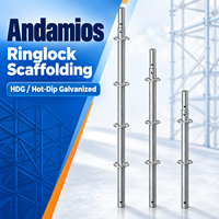 Andamios Q355 Ringlock Type Européen Standard 48.3x3.2mm 2500mm Fabriqué sur Commande pour la Construction de Ponts