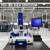 Stazione di Rilavorazione BGA Automatica Morel MD-A6 con SPI 3D, Preriscaldamento a Infrarossi, Riparazione Componenti PCB e Rilavorazione Chip, Grado Industriale