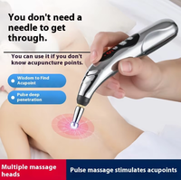 Stylo de massage électronique rechargeable le plus vendu, stylo d'acupression, stylo de massage des méridiens, stylo à impulsions pour la relaxation et le soulagement