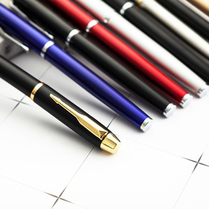 Stylos à bille métalliques personnalisés en gros pour entreprises, faible MOQ, avec logo - Product Image 3