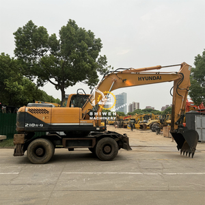 <b>Used</b> Hyundai Wheel Excavator 210W-9 Mining Digger with Gear Pump Bearing High Quality - Product Image 5