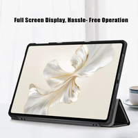 Pour Honor Pad 9 étui 12.1 pouces magnétique en cuir PU support pliant couverture intelligente pour Honor Pad 9 2024 HEY2-W09 HEY2-W19 étui pour tablette