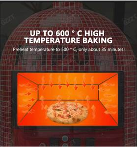 <span class=keywords><strong>Four</strong></span> à <span class=keywords><strong>pizza</strong></span> électrique en pierre à haute température de 600 <span class=keywords><strong>degrés</strong></span> Celsius, <span class=keywords><strong>four</strong></span> à <span class=keywords><strong>pizza</strong></span> italien traditionnel en pierre, <span class=keywords><strong>four</strong></span> à <span class=keywords><strong>pizza</strong></span> italien NAPOLI - Product Image 5