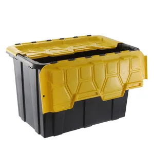 80l Portable Stackable Heavy Duty Packing Tool Plastic Box On Sale