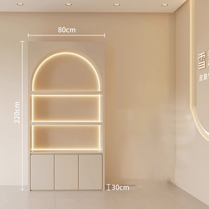 Vitrina de lujo moderna, mueble con luces LED, mueble de tienda, mueble de exhibición con luces LED - Product Image 5