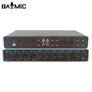 Interface audio USB 4 entrées 4 sorties pour PC, résolution 24 bits/192 kHz, pour enregistrement professionnel, carte son, interface audio - Product Image 1