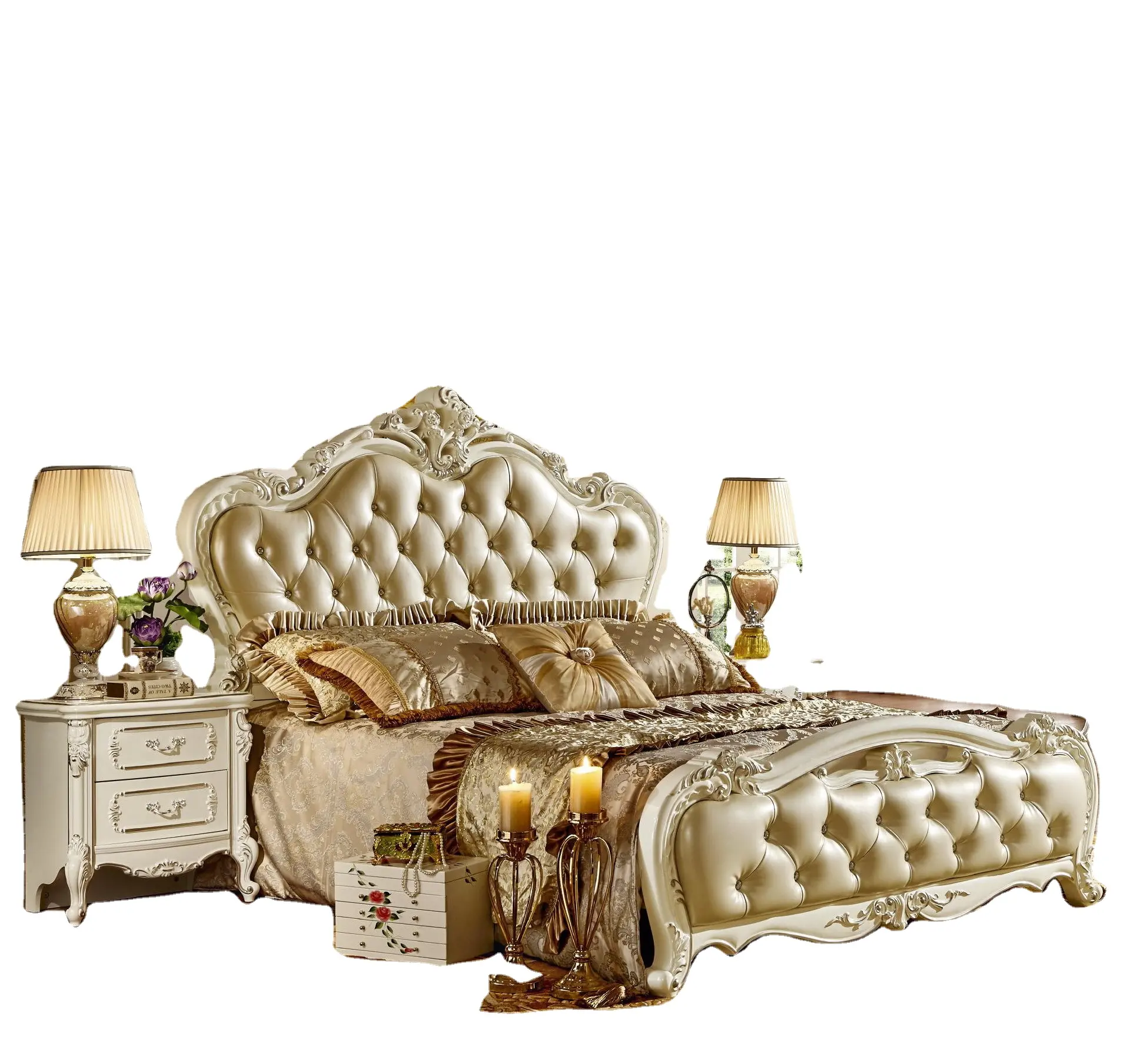 La reina de muebles de dormitorio conjuntos de muebles de dormitorio de madera habitaciones Italia <span class=keywords><strong>moderna</strong></span> muebles