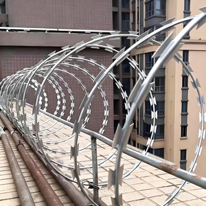 Protezione di sicurezza per sottostazioni elettriche e strutture chiave: Filo spinato antifurto per pareti esterne anticorrosione - Product Image 2