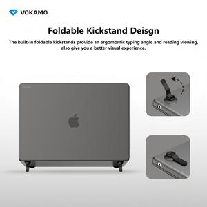 <span class=keywords><strong>Custodia</strong></span> rigida con cavalletto pieghevole per computer portatili <span class=keywords><strong>MacBook</strong></span> <span class=keywords><strong>Pro</strong></span> <span class=keywords><strong>14</strong></span> "16" <span class=keywords><strong>custodia</strong></span> protettiva antiurto per <span class=keywords><strong>MacBook</strong></span> Air 13 "15" - Product Image 3