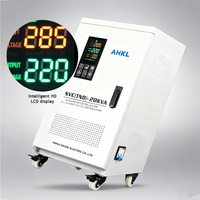 Stabilisateur de tension AVR 5kva/10kva/15kva/20kva 220v, stabilisateur de tension monophasé, stabilisateur de tension électrique automatique, stabilisateur servo