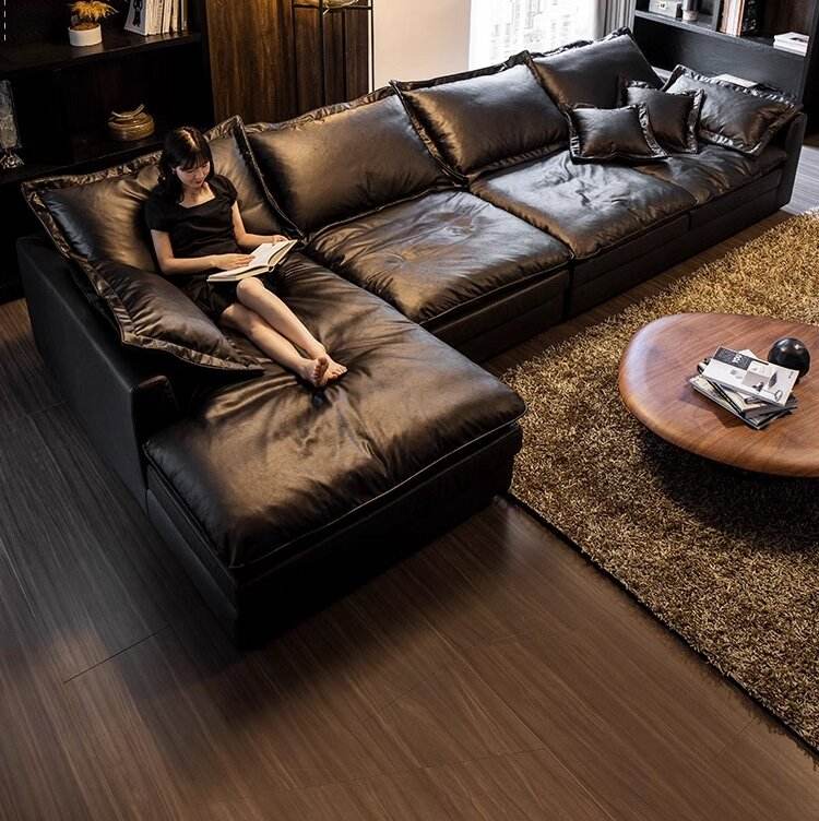 Modern Seater Sofa Set Luxury Reclining Modular Design