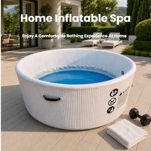 Bain à remous extérieur portable moderne, design écologique, utilisable en toutes saisons, bain à remous recyclable pour la salle de bain familiale, capacité de 2 à 4 personnes - Product Image 1