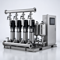 Équipement d'alimentation en eau à vitesse variable et à économie d'énergie, groupe de pompes de surpression à commande micro-ordinateur, filtration par osmose inverse pour