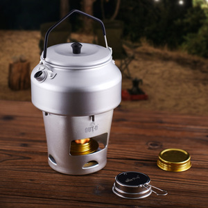 Aluminum Alloy <b>Kettle</b> 800ml Portable Ultralight <b>Camping</b> Stove Outdoor Travel Teapot C801 - Product Image 3