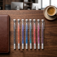Stylo effaçable OEM, fabrication directe, 0,5 mm, couleurs vives, plastique, pour la vente en gros de papeterie