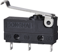 Interrupteur étanche MT8 pour communication automobile DONGHAI 5000 pièces/carton Noir IP67 (à l'exception du terminal) Plastique Métal SPDT 250V VN 6A