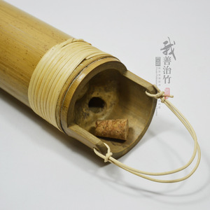 Natural Bamboo Wine Barrel 9-10*28 Cork Cap Hand Carved Dragon Pattern Beverage Packaging Customizable - Product Image 5