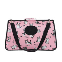 Sac à dos pour chat Pipitao, motif de dessin animé multicolore, sac de transport multifonctionnel en tissu Oxford, capacité de 20 livres, Zhejiang
