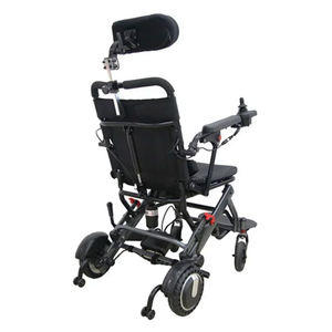 <span class=keywords><strong>Fauteuil</strong></span> <span class=keywords><strong>roulant</strong></span> électrique pliable <span class=keywords><strong>tout</strong></span>-<span class=keywords><strong>terrain</strong></span> avec pneus alvéolés avant de <span class=keywords><strong>6</strong></span> pouces et <span class=keywords><strong>roue</strong></span> motrice arrière de 8 pouces, absorption des chocs pour les déplacements en extérieur - Product Image 4