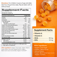 Gummies multivitaminées véganes pour enfants, marque privée OEM, avec oméga 3 DHA pour la croissance cérébrale et le soutien immunitaire, vitamines quotidiennes pour enfants