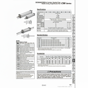 Cilindro de aire SMC Pneumatics Piezas neumáticas - Product Image 1