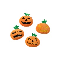 Jouets pour chats en peluche interactifs en forme de citrouille avec herbe à chat, vente en gros, jouets pour chats d'Halloween